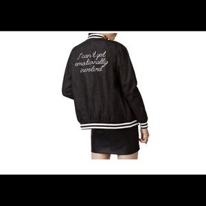 Minkpink Denim Bomber Jacket